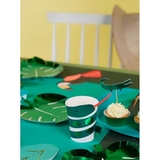 Стакани паперові Meri Meri, 260 мл, 8 шт., зелений (168463/29714) - Pampik - 4