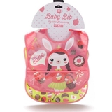 Слюнявчик водонепроницаемый Eurekakids для девочки, 6-24 мес, 2 шт., розовый (800002/32809) - Pampik - 4