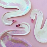 Тарелки бумажные Meri Meri, 8 шт., розовий (168526/29699) - Pampik - 3