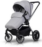 Універсальна коляска 2 в 1 EasyGo Giro 9023-EGG-10 grey - Pampik - 4