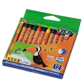 Карандаши восковые ZiBi Kids Line, 12 шт. (ZB.2481) - Pampik - 2