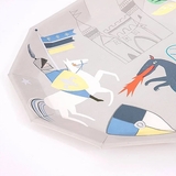 Тарелки бумажные Meri Meri, 8 шт., серый (187333/29692) - Pampik - 2