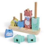 Ігровий набір дерев'яний Eurekakids Піраміда (69180527/37606) - Pampik - 4