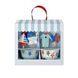 Набір для прикрашання капкейків Meri Meri, 24 шт., блакитний (45-1310/22366) - Pampik