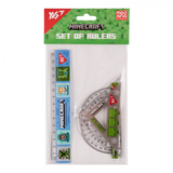 Набор линеек Yes Minecraft, 3 предмета, 15 см (370674) - Pampik