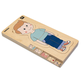 Пазл деревянный обучающий Eurekakids Мальчик (07092242/32804) - Pampik