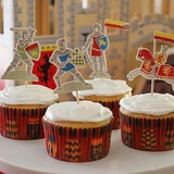 Набір для прикрашання капкейків Meri Meri, 24 шт., різнокольоровий (45-0550/12526) - Pampik - 4