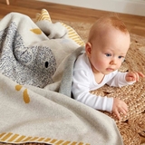 Плед Lassig Кит, в'язаний, двосторонній, 100х70 см (1542001452/35782) - Pampik - 4