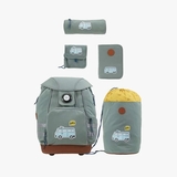 Рюкзак дитячий Lassig з пеналом, холдером, гаманцем та сумкою, сірий (1205001462/34439) - Pampik - 2