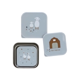 Набор ланч-боксов Lassig Овечка, нержавеющая сталь, 3 шт. (1310074841/35859) - Pampik - 3