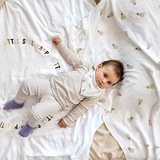 Пеленки муслиновые Lassig, 120х120 см, 2 шт., белый (13120027007/38318) - Pampik - 6