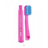 Дорожній набір по догляду за ротовою порожниною Curaprox Travel Set Yellow: Розкладна щітка CS5460 Ultra Soft + Зубна паста Be You, 10 мл + Йоржики, 2 шт. + Тревел-кейс - Pampik - 2