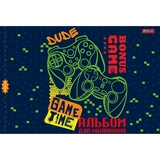 Альбом для рисования 1 Вересня Game Time, с перфорацией, А4, 28 листов (130492) - Pampik