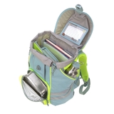 Рюкзак дитячий Lassig з пеналом, холдером, гаманцем та сумкою, неоновий жовтий (1205008843/34441) - Pampik - 4