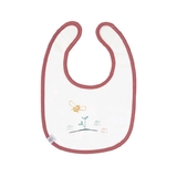 Слюнявчик водонепроницаемый Lassig, органический хлопок, белый (1311005964/30393) - Pampik