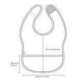Слинявчик водонепроникний Lassig Кит з кишенею, синій (1311012452/35817) - Pampik - 5