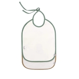 Слинявчики водонепроникні Lassig Єнот, органічна бавовна, 2 шт., зелений (1311015250/35814) - Pampik - 3