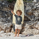 Дитячі шорти для плавання Lassig з підгузком, р.86, білий з ванільним (1431030669/38272) - Pampik - 5