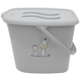 Відерце для підгузків Maltex Zebra, сірий (6906_90) - Pampik