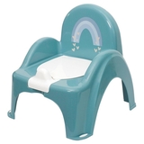 Горщик-стільчик Tega Baby Meteo Turkus, з музикою, бірюзовий (PO-078-166) - Pampik