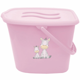 Відерце для підгузків Maltex Zebra, рожевий (6906_41) - Pampik
