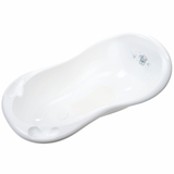 Ванночка Maltex Bears зі зливом та антиковзким килимком, 100 см, білий (2138_60) - Pampik