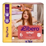 Подгузники-трусики Libero Up&Go 6 (15-25 кг), 34 шт. - Pampik - 2