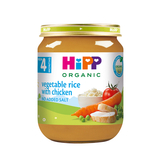 Органічне пюре НіРР Овочеве рагу з рисом та куркою, 750 г (6 шт. по 125 г) - Pampik - 2