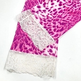 Домашній костюм New Life з мереживом, халат та брюки, р.44, рожевий (097/17464) - Pampik - 6