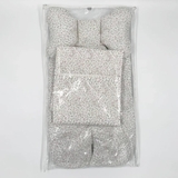 Набір New Life expert: універсальний матрацик, 62х33 см + двосторонній плед, 73х73 см, біло-рожевий (807+829/27680) - Pampik - 3