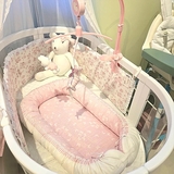 Позиціонер-кокон New Life expert, 82х48х13 см, рожевий з молочним (877+868/38128) - Pampik - 4