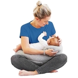 Подушка для мами та малюка New Life expert, 180 см, сірий (049/33389) - Pampik - 6