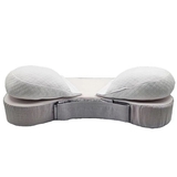 Подушка для годування New Life expert з поясом, 74х46х16 см, біло-сірий (009/34231) - Pampik - 4