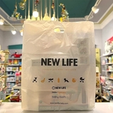 Фірмовий пакет New Life, великий, 74х55 см, білий (35975) - Pampik - 3