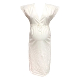 Нічна сорочка New Life з мереживом, р.S, молочний (044/16876) - Pampik