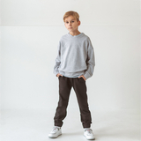 Свитшот Garnamama Basic Sweatshirt 2-х нить 128 Серый (947292.1303602) - Pampik - 3