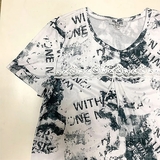 Нічна сорочка для годування New Life, р.S/M, принт газета (129/27320) - Pampik - 5