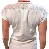 Нічна сорочка New Life з мереживом, р.S, молочний (044/16876) - Pampik - 6