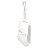 Подарунковий паперовий пакет New Life, 24х16х7 см, білий (35931) - Pampik - 2