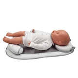 Позиціонер-кокон New Life expert Котик Air+Memory, 65х43х10 см, біло-сірий (0000/37079) - Pampik - 5