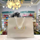 Подарочный бумажный пакет New Life, 24х32х12 см, белый (34282) - Pampik - 4