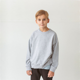 Світшот Garnamama Basic Sweatshirt 2-х нитка 146 Сірий (947295.1303602) - Pampik