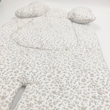 Набір New Life expert: універсальний матрацик, 62х33 см + двосторонній плед, 73х73 см, біло-бежевий (879+842/34175) - Pampik - 4