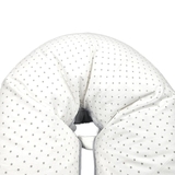 Багатофункціональна подушка для мами та малюка 3 в 1 New Life expert, 74х46х16 см, біло-сірий (872/38271) - Pampik - 3