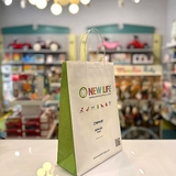 Фірмовий паперовий пакет New Life, 22х34х10 см, білий (0000/19051) - Pampik - 4