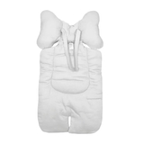 Набір New Life expert: універсальний матрацик, 62х33 см + двосторонній плед, 73х73 см, сірий з білим (821+830/27666) - Pampik - 3