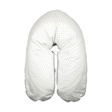 Багатофункціональна подушка для мами та малюка 3 в 1 New Life expert, 74х46х16 см, біло-сірий (872/38271) - Pampik - 2