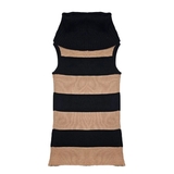 Кофта-труба в'язана New Life р.42, кавово-чорний (6132) - Pampik