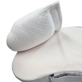 Подушка для годування New Life expert з поясом, 74х46х16 см, біло-сірий (009/34231) - Pampik - 5