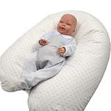 Багатофункціональна подушка для мами та малюка 3 в 1 New Life expert, 74х46х16 см, біло-сірий (872/38271) - Pampik - 6